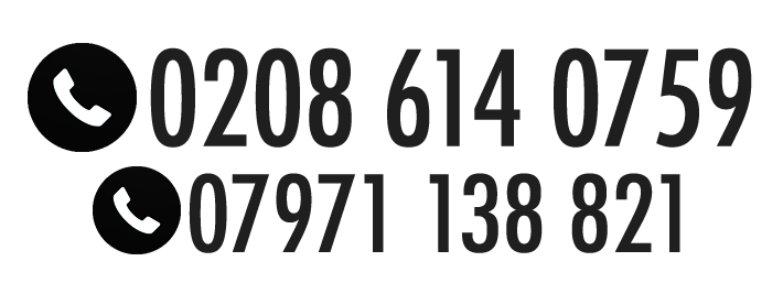 Call us on: 0208 614 0759